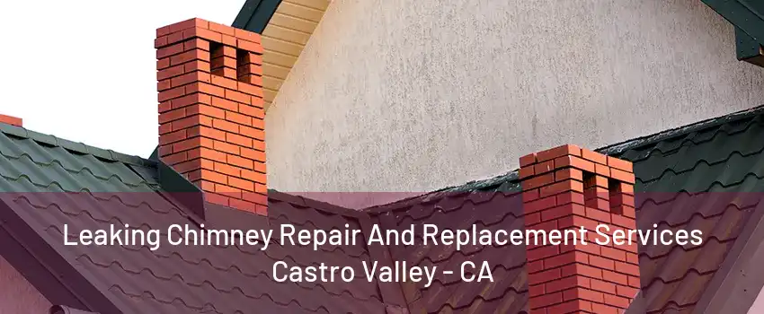 Leaking Chimney Repair And Replacement Services Castro Valley - CA